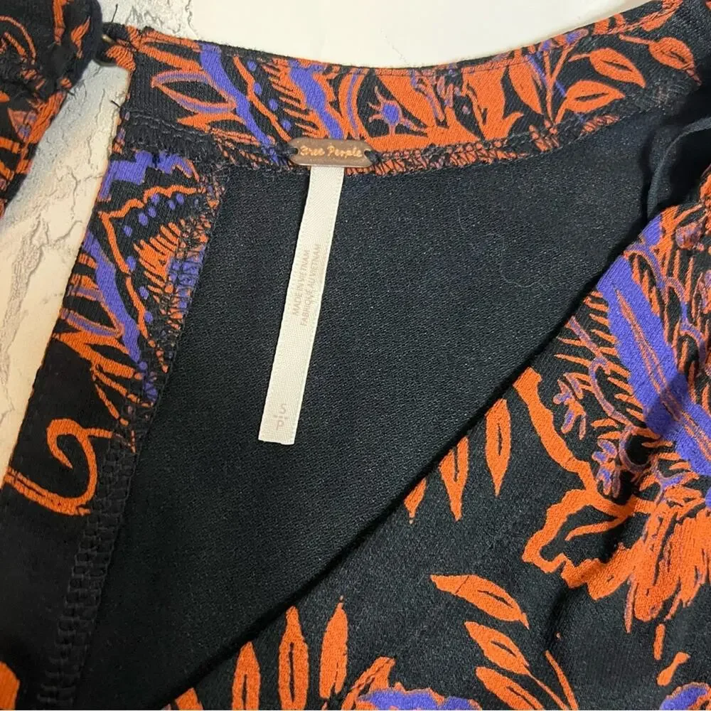 Free People Hello‎ Lover Tunic top floral Sz S